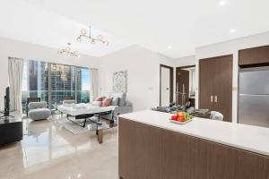 Ein Sitzbereich in der Unterkunft FIRST CLASS 1BR Charming City View