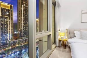 Ein Sitzbereich in der Unterkunft FIRST CLASS 1BR Charming City View