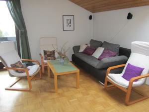 Χώρος καθιστικού στο Apartment Hufnagl