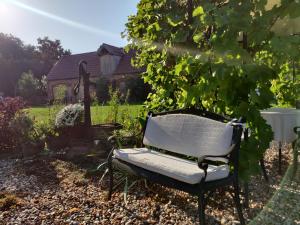 A garden outside Schuberts Oderbruch Landpension