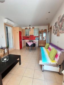 Kuchyň nebo kuchyňský kout v ubytování skiathosrooms-appartments for holidays