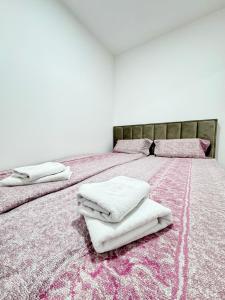 Ένα ή περισσότερα κρεβάτια σε δωμάτιο στο Apartman Lilly - SelfCheckIn - Zagreb - Parking - Mirna Lokacija - Lođa
