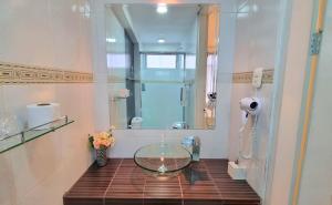 Koupelna v ubytování Hotel-Apartment INKASABIOS
