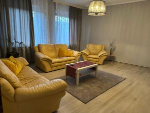 Posezení v ubytování Ferienwohnung Dreiländerblick