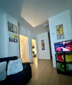 Postel nebo postele na pokoji v ubytování Casa vacanze Giuliani via Rasiglia