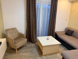 Χώρος καθιστικού στο Apartman Dragić