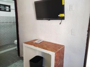 TV a/nebo společenská místnost v ubytování Casa de huespedes LOS SANTOS