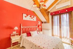 Postel nebo postele na pokoji v ubytování Casa El Pajar I y II