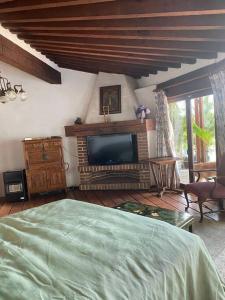 Μια τηλεόραση ή/και κέντρο ψυχαγωγίας στο Casa Vallesana, en el Coporito