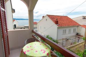 Balkón alebo terasa v ubytovaní Apartments Neva