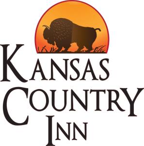 Kansas Country Inn في Oakley: شعار نزل كنساس الريفي