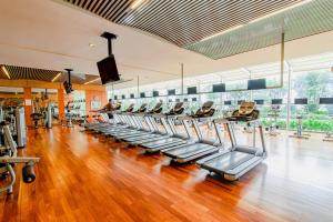 Fitness centrum a/nebo fitness zařízení v ubytování Grand Hyatt Jakarta