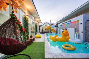 Zahrada ubytování Love Here Poolvilla หัวหิน
