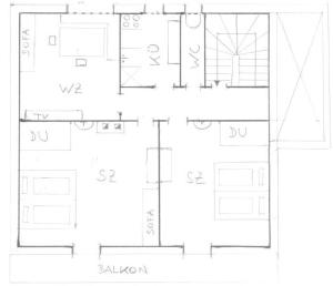 Plán poschodí v ubytovaní Ferienwohnung Peter Egger
