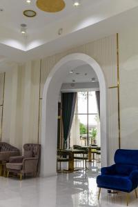 Χώρος καθιστικού στο Firdavsi Building Center 4Rest Apartments