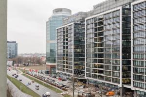 Výhľad na mesto Varšava alebo výhľad na mesto priamo z apartmánu