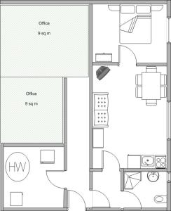 Majutuskoha Chalet Valdonga korruse plaan