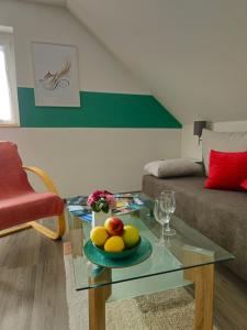 Posezení v ubytování Éva Apartman