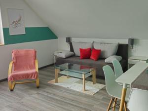 Posezení v ubytování Éva Apartman