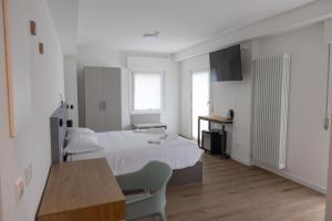 TV a/nebo společenská místnost v ubytování Albergo Panorama
