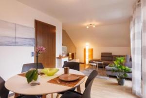 Posezení v ubytování Ferienwohnung Ankel