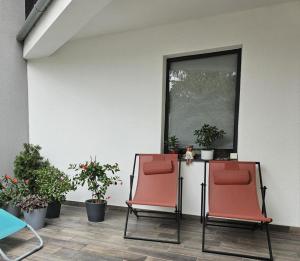 Posezení v ubytování Éva Apartman