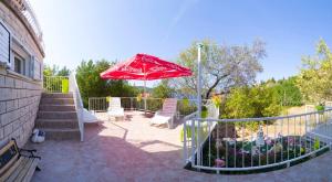 Balkón nebo terasa v ubytování Apartment Mirjana