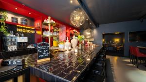 Lounge nebo bar v ubytování Hotel Medo Köln