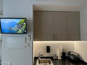 Köök või kööginurk majutusasutuses Modern Loft in Pas de la Casa, wifi, ski