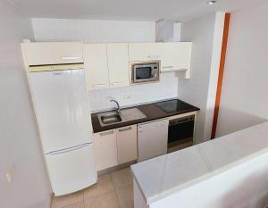 Kuchyň nebo kuchyňský kout v ubytování Domocenter Apartamentos Turísticos