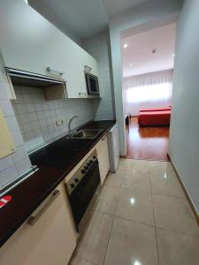 Kuchyň nebo kuchyňský kout v ubytování Domocenter Apartamentos Turísticos