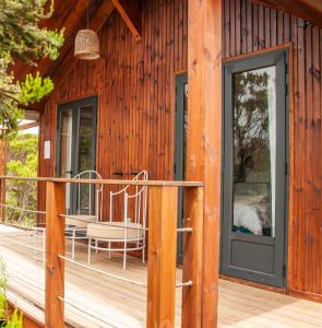 Balkón nebo terasa v ubytování Heritage Ecolodge