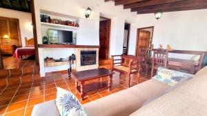 A seating area at Pancho Molina
