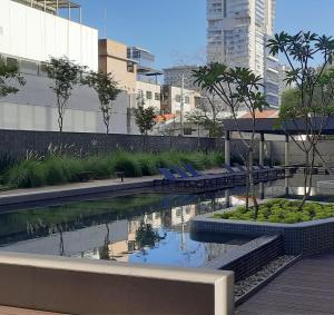 En have udenfor Apartamento Luxo VOlimpia