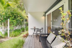 Zahrada ubytování The Beach Shack Byron Bay