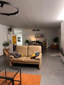 Posezení v ubytování vakantiewoning Baaltje
