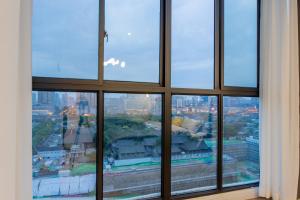 Vista general de Xi'an o vistes de la ciutat des de l'apartament