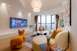 Televisor o centre d'entreteniment de 西安市中心钟楼整套四室一厅一厨两卫