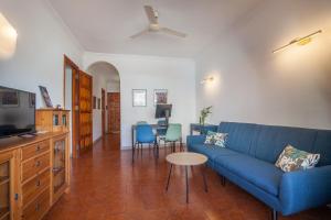 Μια τηλεόραση ή/και κέντρο ψυχαγωγίας στο PARAISO BAMBOO - 2 bedrooms, 2 bathrooms, fibre net, heart of the Los Gigantes, tv channels