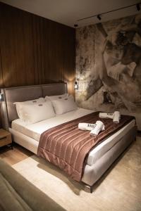 Postel nebo postele na pokoji v ubytování Dial Hotel + 37 fotografií