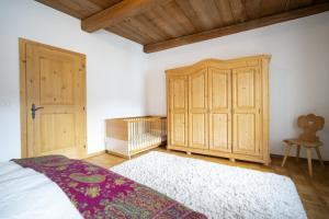 Postel nebo postele na pokoji v ubytování Ferienwohnung Scaletta