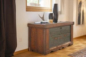TV a/nebo společenská místnost v ubytování Ferienwohnung Scaletta