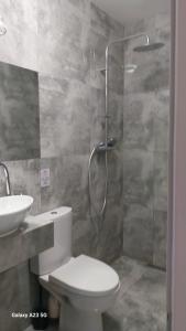 Kúpeľňa v ubytovaní Apartament Dworcowa