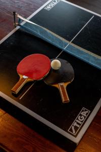 Stolní tenis v ubytování Silamalas nebo okolí