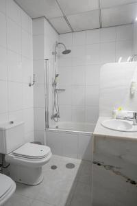 Koupelna v ubytování Hotel Estacão - Braga