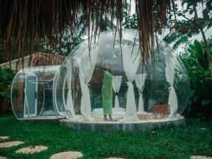 Zahrada ubytování Bubble Siargao