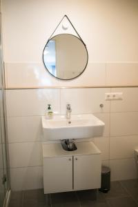 Koupelna v ubytování HUGOS Studio Apartment