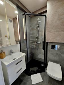 Kúpeľňa v ubytovaní Apartament Pod Radiostacją -Gliwice Tarnogórska, parking free, klimatyzacja