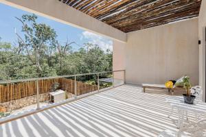 Μπαλκόνι ή βεράντα στο Close to Cenotes Private Pool 24hr Hr Security Gym Yoga Villa