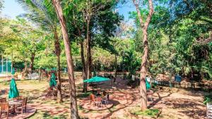 Κήπος έξω από το Thermas Paradise 3 Quartos Duplex Apt 546 Rio Quente - Jones Imóveis